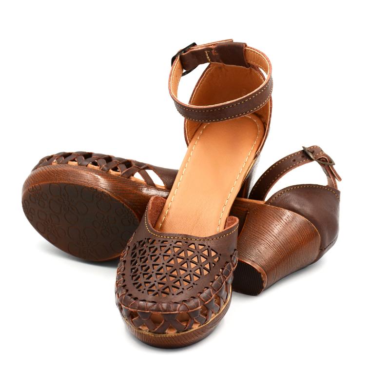 Leather Shoes, heels shoes for womens, Huarache sandals, Mexican Boho shoes brown Color, woven shoes, handmade sandals, mexican shoes