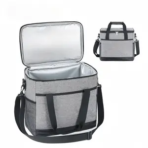 Insulated Lunch Bag, Large Capacity Thermal Box, Thick Aluminum Foil, Portable Outdoor Insulation Pack, Oxford Fabric, Hand Washable, Insulated Lunchbox Cooler