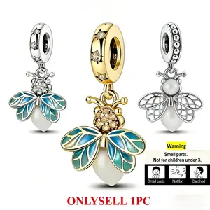 DIY Bead Making Accessories, Glow-In-The-Dark Bee Charms, Perfect for Various Styles, Night Glowing Decorations