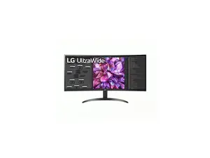 LG 34BQ60QC-B 34" UW-QHD Curved Screen LCD Monitor - 21:9 - 34" Class - In-plane Switching (IPS) Technology - 3440 x 1440 - HDMI - DisplayPort