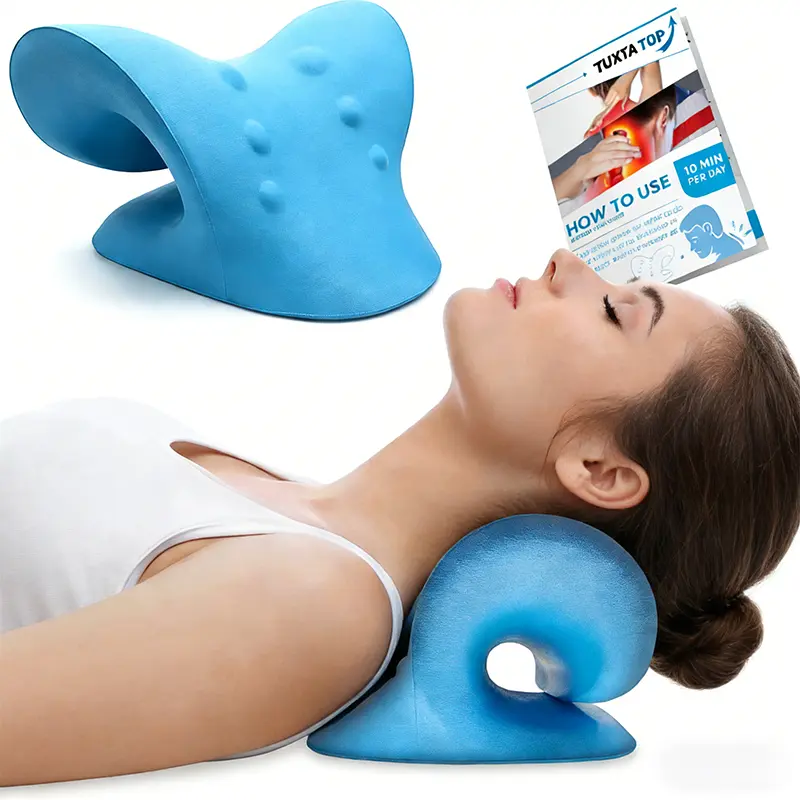 2026 Upgraded Neck Massager Pillow - Doctor-Recommended Cervical Relief, Heatable, Shiatsu Modes, Neck Shoulder Relaxer, Acupressure Sleeping Pillow, Gift for Back Pain Sufferers