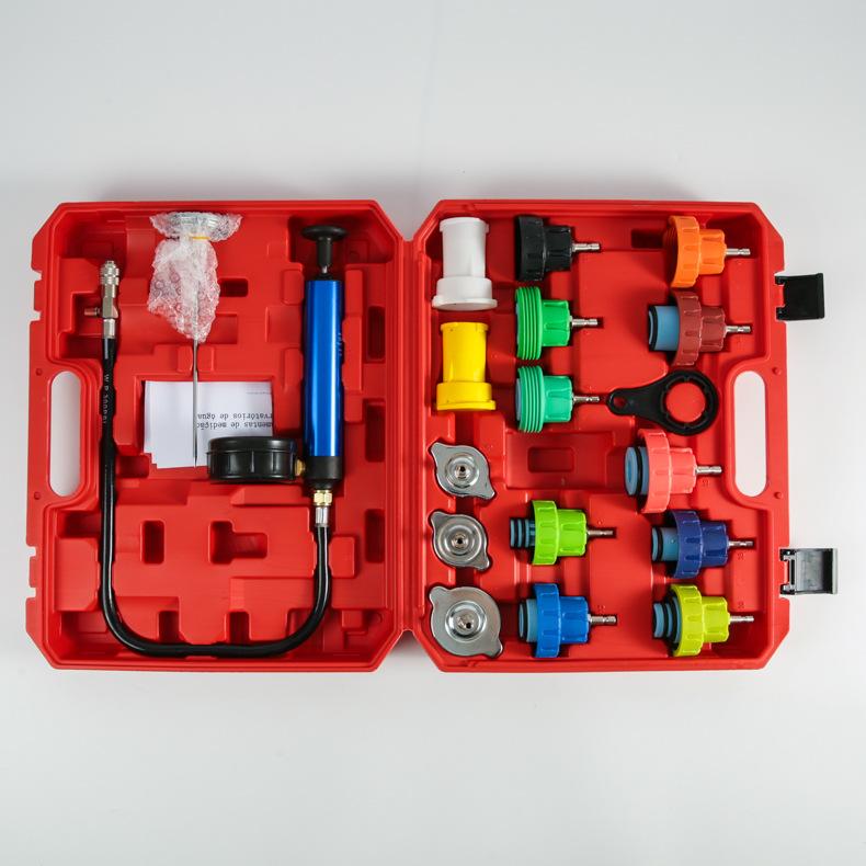 18pcs radiator coolant pressure tester kit