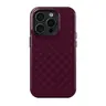 Burgundy Polka Dot TPU Rubber Cellphone Case - Double-Layer Anti-Drop Protection, Aesthetic Shockproof Multi-Model Accessories for iPhone iphone18ProMax 12,13,14,15,16 ProMax/Pro Plus,17 ProMax