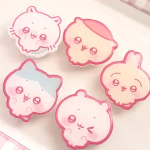 Chiikawa Cute Anime Phone Grip Kawaii Cartoon Character MagSafe Holder, Adorable Phone Stand, Trendy Gift for Anime Lovers