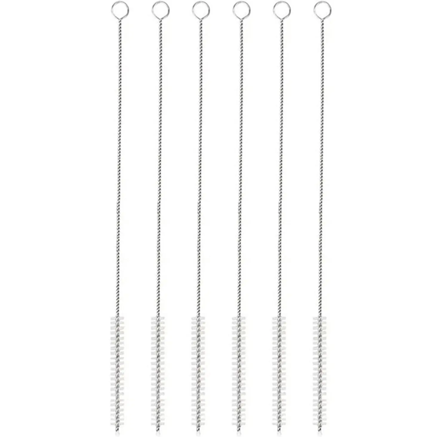 Straw Cleaner Brush, 6 Counts Reusable Durable Hygienic Extra Long Straw Cleaner for Mug, Cup, Wide Drinking Straw Cleaning Brush, Straw Brushes, Brushes for Straws, Set, Cleaning Tool, Long Design, Thorough Cleaning, Sustainability