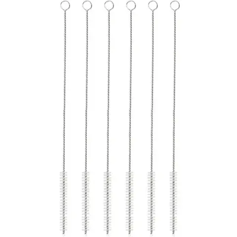 Straw Cleaner Brush, 6 Counts Reusable Durable Hygienic Extra Long Straw Cleaner for Mug, Cup, Wide Drinking Straw Cleaning Brush, Straw Brushes, Brushes for Straws, Set, Cleaning Tool, Long Design, Thorough Cleaning, Sustainability