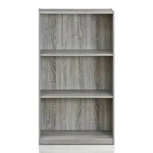 Basic 3-Tier Bookcase Storage Shelves