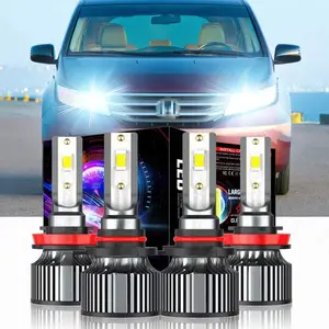 H11 9005 LED Light Bulbs Combo For HondaOdyssey 2011-2020 9005+H11 Combo LED Headlight Bulbs Hi-Lo Beam