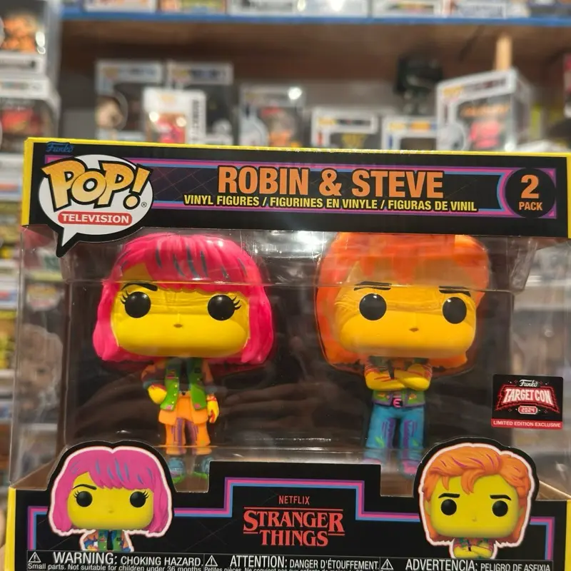 Funko Pop Stranger Things Robin & Steve Bobblehead Collectible Action Figures