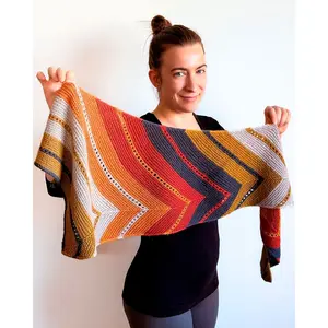 Laneway Shawl Project Bundle – DIY Knit Shawl Kit with Yarn & Pattern