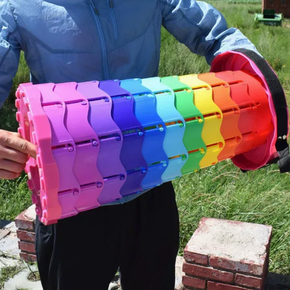 Foldable Telescoping Stool Portable Upgraded Thickened Foldable Stool Collapsible Folding Seats with Load Capacity 485lbs for Garden Fishing Camping Party Hiking BBQ Outdoor Activities