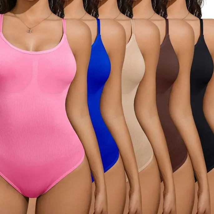 Women's Sexy Body Shaping Jumpsuit Sexy Seamless Breathable Women's Body Shaping Jumpsuit - Belly Tucking, Butt Lifting, Leg Shaping, Casual, Sports, Fitness Training