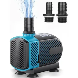 800 GPH Aquarium Submersible Water Pump (3000L/H, 45W) Ultra Quiet Water Fountain Pump with 8.2 ft. Lift Height Adjustable Water Pump for Fish Tanks Ponds Gardens Waterfalls Statuary and Sumps