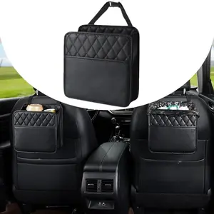 Car Interior Seat Back Storage Box Universal Hanging Headrest Organizer, Car Interior Accessory, Foldable Bag for Phones Umbrellas Tissues and Essentials
