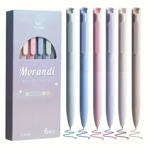 St Lan Di Colorful Neutral Pen, Student Notebook Press-Action Quick-Dry High-Aesthetic Tip, New Condition, No Battery Required