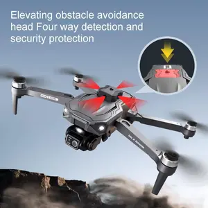 4K Brushless Aerial Drone | Vertical takeoff/landing, intelligent obstacle avoidance, fill light for nighttime shooting, gimbal with stabilization, brushless motors for stable flight—essential for outdoor travel and creative filming.