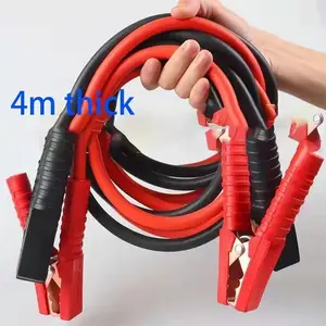 4M 2000A Heavy Duty Car Battery Jump Starter Cable |   For Car/SUV/Truck |   Emergency Ignition |   Quick Start Power Booster Cable