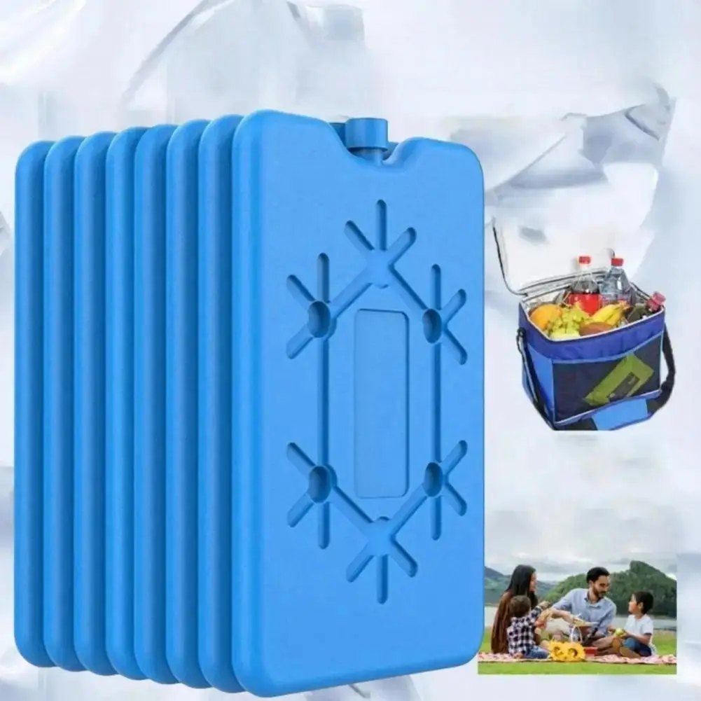 Reusable Lunch Box Ice Pack, Portable Ultra-lightweight Freezer Bag, Long-lasting Mini Fridges Refrigeration Tool for Outdoor Travel & Camping
