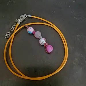 Fidget Necklace for Stress Relief - Fashion Accessory with Spinning Beads for Anxiety Management & Stylish Wear