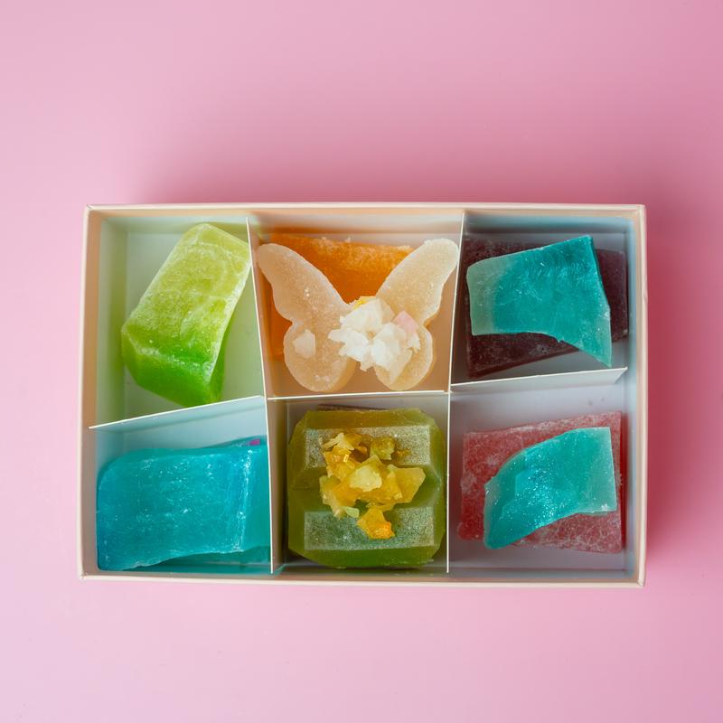 The Gemmies Edible Crystal Candy Collection - Handcrafted Vegan Gluten-Free Gourmet Snack - Perfect for ASMR Artists & Gift Giving - Made in USA