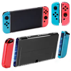 Transparent Tpu Case for Nintendo Switch Oled, Shockproof Split Design, Protective Accessory, Durable and Lightweight, Perfect Fit