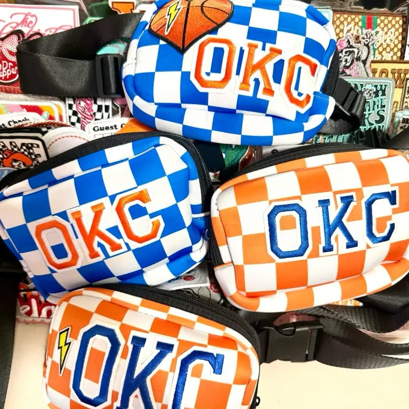 Custom crossbody/stadium bags