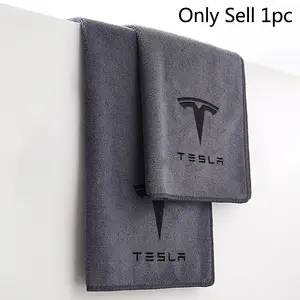 High Quality Microfiber Car Wash Towel Drying Cloth Cleaning Towel Washing Tools Accessories for Tesla Model 3 Model Y Model S X SpaceX Cybertruck Juguete