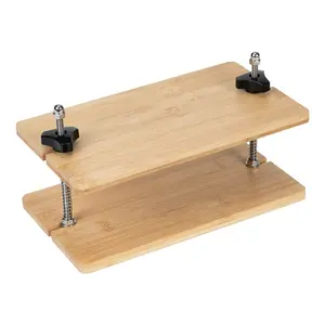 JUMILAND Bamboo Tofu Press - Bamboo Tofu Presser Drainer and Drip Tray Easily Drain Water from Firm Tofu, Cheese, or other Foods in 15 Minutes Eco Friendly Drip Strainer