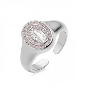 Miraculous Medal Signet Ring