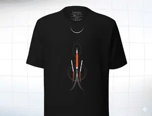 NASA Artemis II SLS Launch T-Shirt: Space Moon Mission Tee