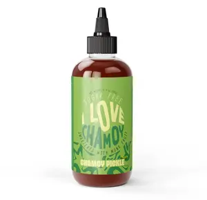 Pickle Sugar Free Chamoy - Carb Free - Vegan - Gluten Free - Tangy - No Artificial Dyes - Diabetic Friendly Candy Sauce Flavor