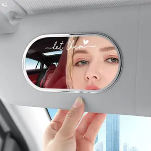 4pcs (black+white) Trust in God+I Love You Drive Safe Car Rearview Mirror Sticker, Car Rearview Mirror Decal, Inspirational Vinyl Sticker, Ideal Christian Gift