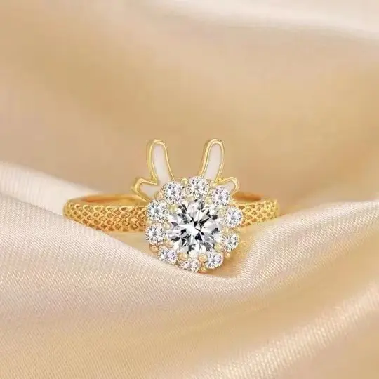 9223 Gold Rotating Ring