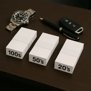 Premium Paper Sheets Movie Props Magic Props 100Pcs Per Pack Video Props Paper Prop Bill for Movie and Social Media and Creative Uses 2.6x6.1 Inches Flexible Size for Multifunctional Use