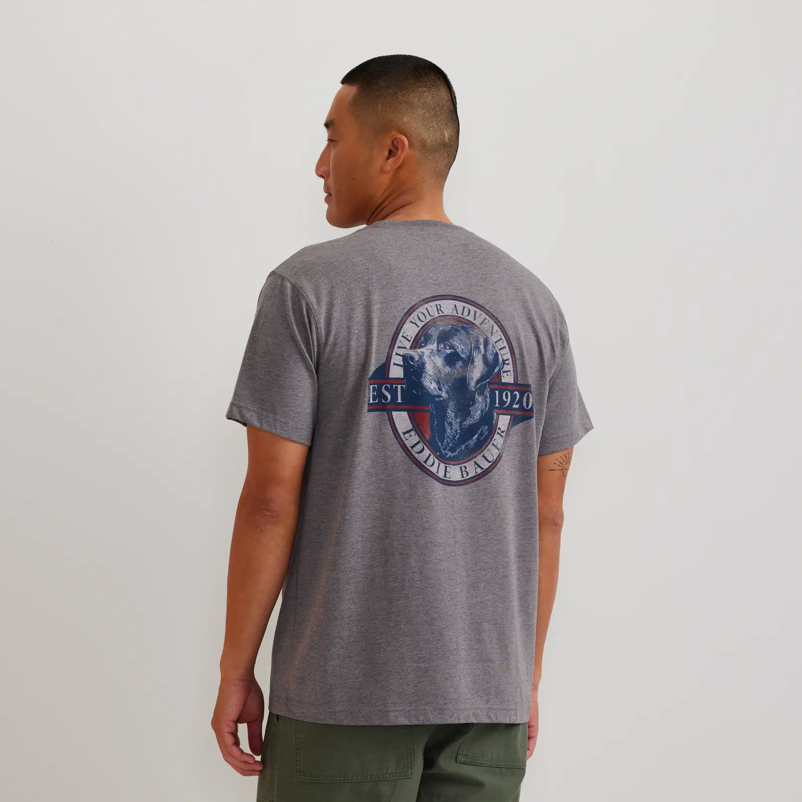 Eddie Bauer Men’s EB Americana Lab T-Shirt Outdoor