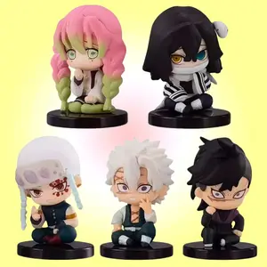5pcs Kamado Tanjiro, Kamado Nezuko, Hashibira Inosuke & Agatsuma Zenitsu PVC Model Toys - Premium Gift Option, New Year Gift