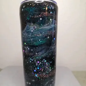 20 oz skinny "galaxy" tumbler