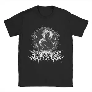 Cool Lorna Shore Death Of God T-Shirts for Men, T Shirts Short Sleeve Tees, Gift For Women and Man Unisex T-Shirt Human Menswear Soft, shirt for women