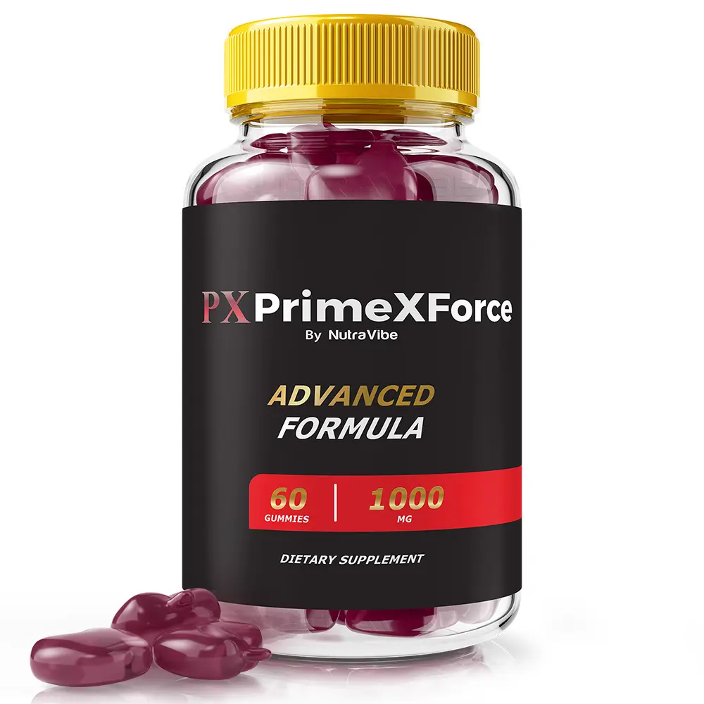 PrimeXForce Gummies - Advanced Formula 1000mg Gummies with Natural Ingredients for Health & Wellness