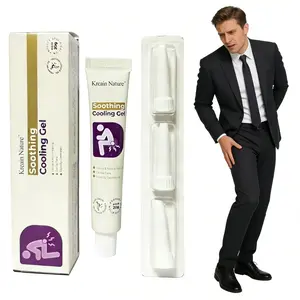 【Buy 1 Get 3】 Kreain Nature Skin Comfort Refreshing Gel for Pain Lumps Gentle Care Easy Application Cream 20g Tri-Plant Formula, Carthamus+Scutellaria+Purple Daisy, Skin Relaxation