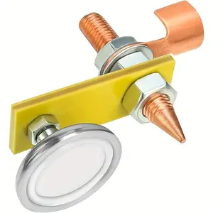 Magnetic Welding Support Ground Clamp Tool, Welding Magnet Head, Copper Tail Welding Accessories Stability Clamps