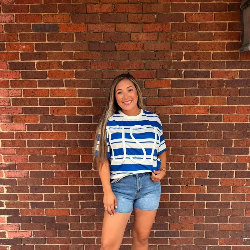 Light denim shorts