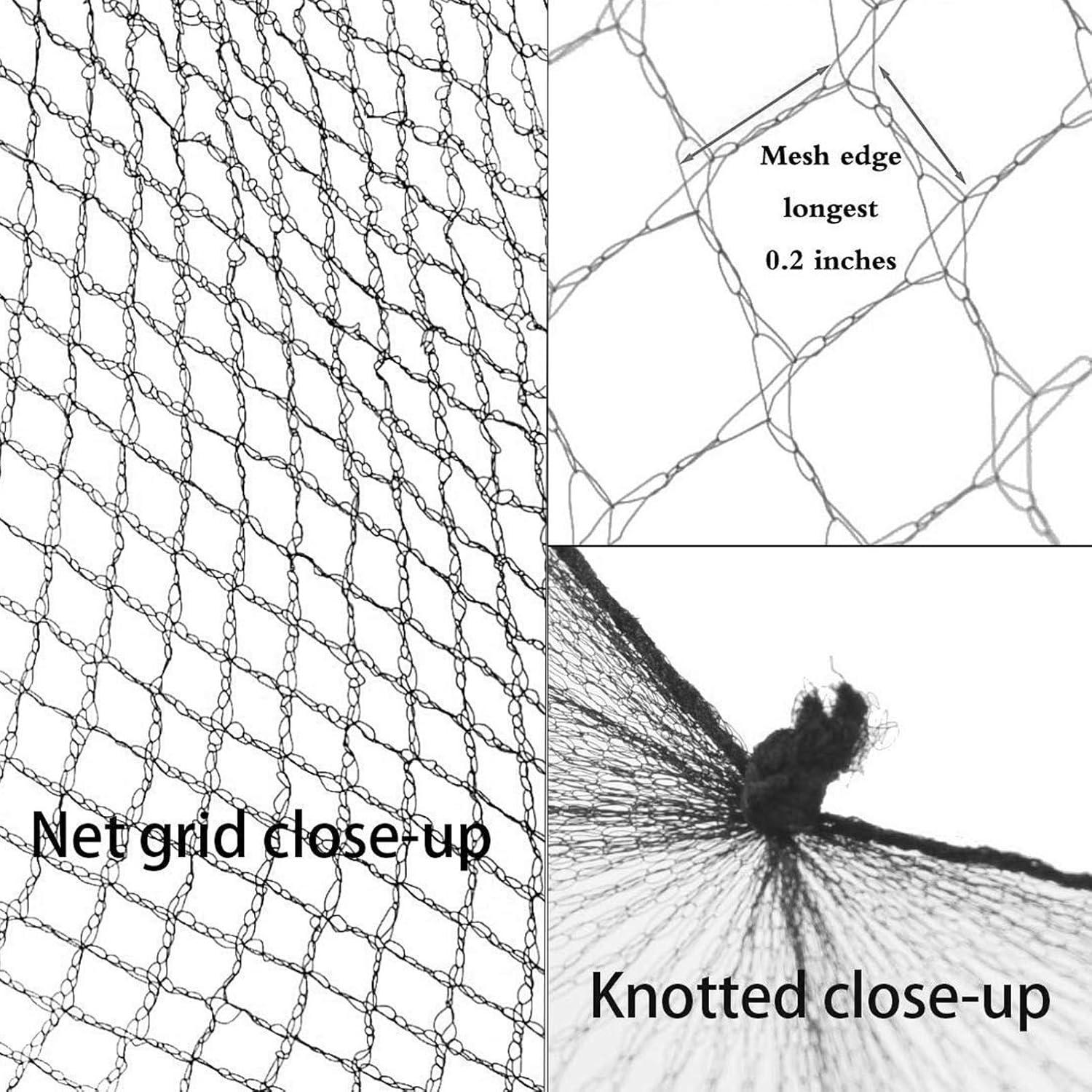 Black Hair Net Nylon Wig Cap Elasticity Invisible Elastic Breathable Hair Mesh Net for Women and Wig