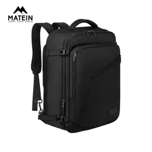 MATEIN Convertible Travel Duffle Backpack for Men & Women, 40L Expandable Water-Resistant Polyester Weekender Bag, Flight-Approved Carry-On Luggage, Travel Duffels Waterproof Overnight Bag