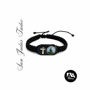 Large St Jude Knotted Rope Bracelet