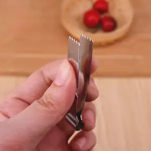 Stainless Steel Pastry Clamp - 1 pc Multipurpose Walnut Crisp Clip, Peanut Crisp & Bun Mold, Food-Safe Kitchen Tongs for Baking Tools