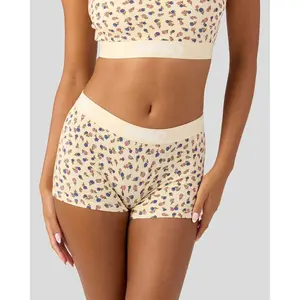 PSD Women's Western Ditzy Boy Short Underwear - Premium Modal Fabric Bottom Breathable