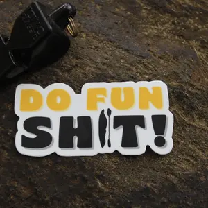 Kayaking Sticker Waterproof "Do Fun stuff" #kayak Sticker #Kayak Decals #kayak lover #kayak hair don't care #Paddle on #River sticker #SUP Sticker #Yak life #active person #White Water Paddle #Custom Kayak  #NewRiver George