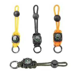 Braided hand rope, lanyard, pendant, umbrella rope, compass, outdoor sports, mountaineering, anti-lost kettle, keychain, portable lanyard.