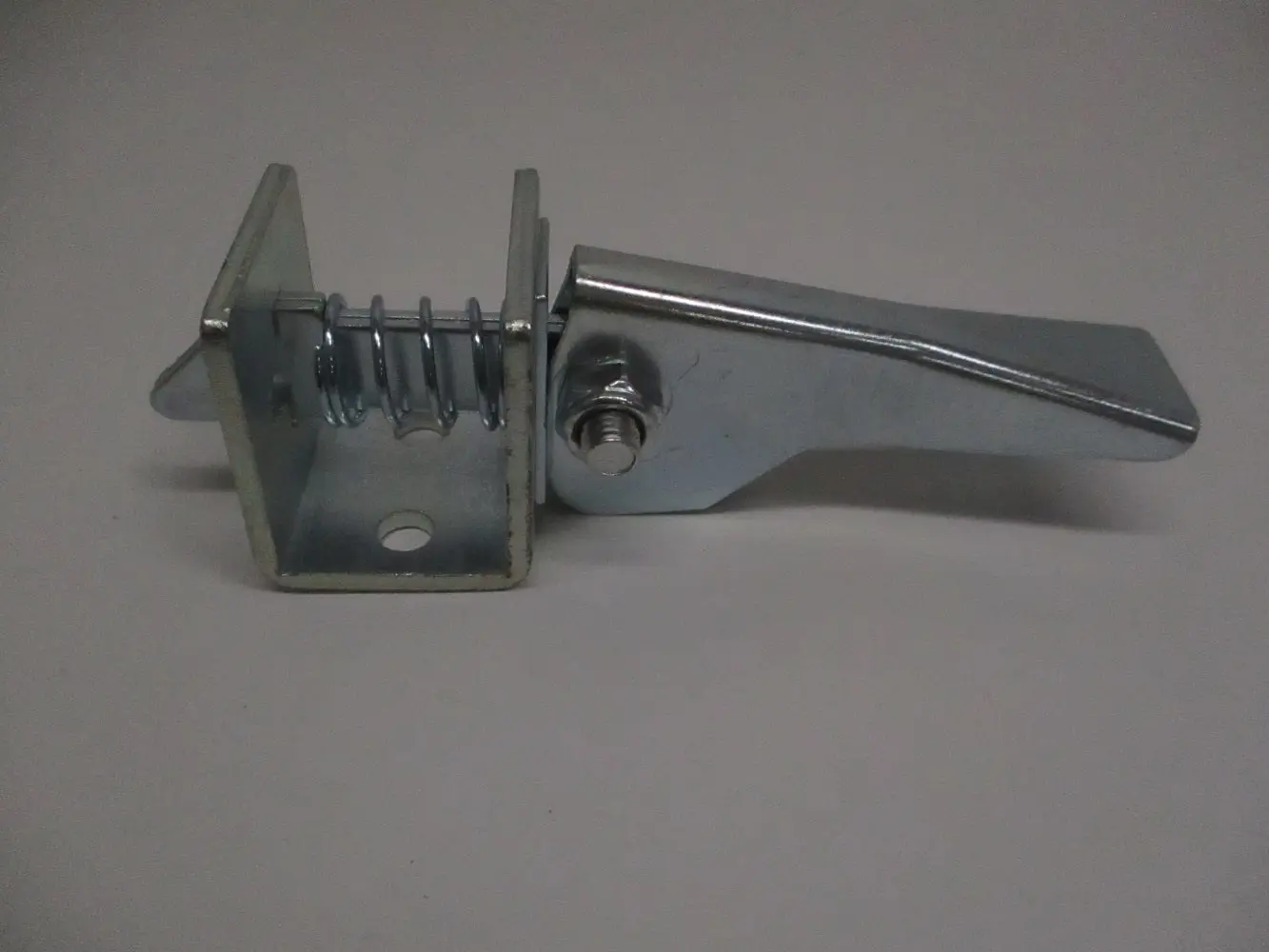 Tilt Bed Trailer Latch / Zinc Coated / Non Pinching Spring Loaded Steel Latch